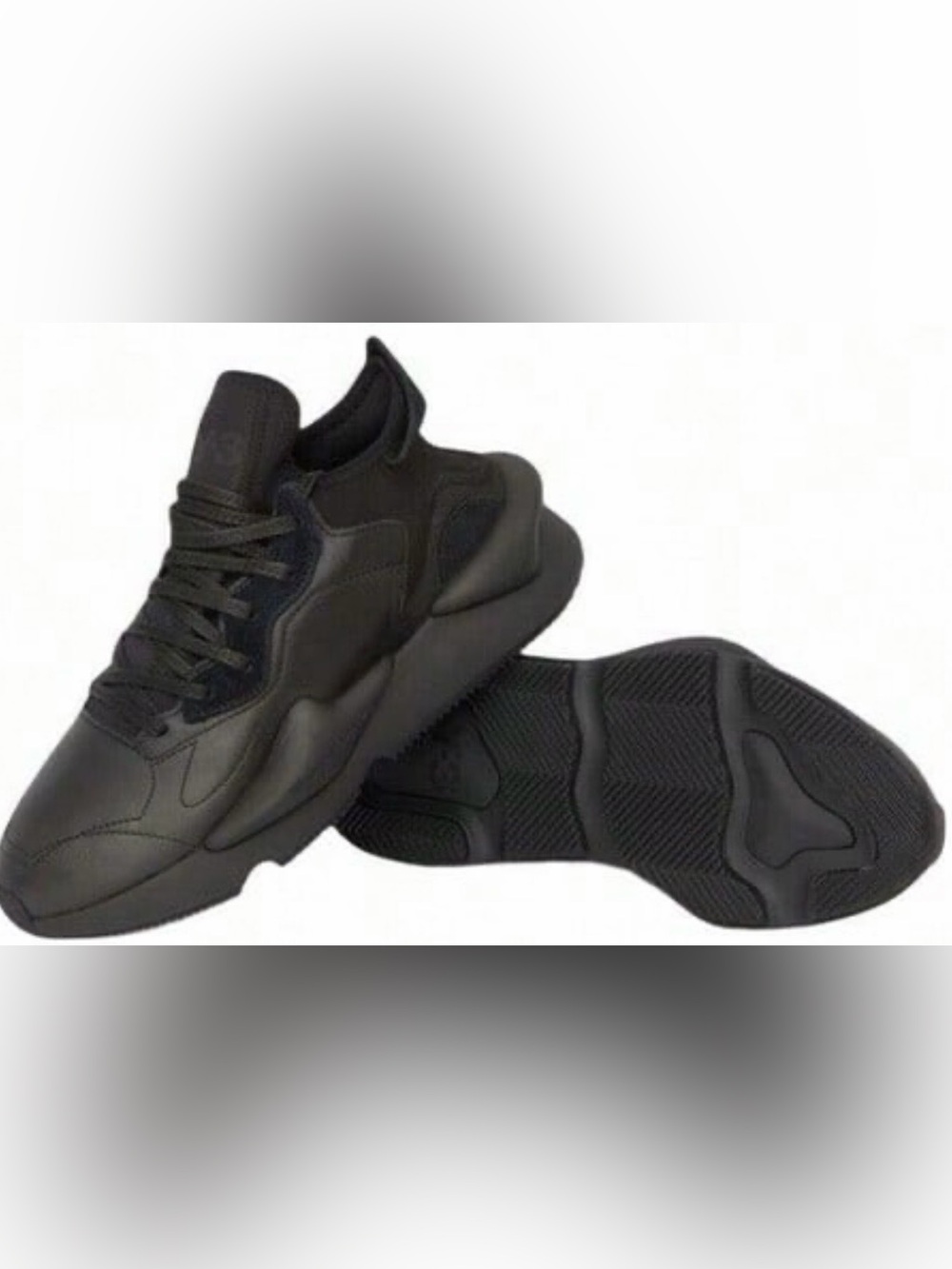 Adidas Y-3 Kaiwa Triple Black IE7255 Yohji Yamamoto Unisex Mens 5 Womens 6 EUC